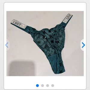 Love or Lust Green Thong